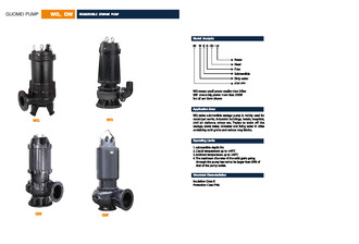 sell submersible pump used for waste water treatment